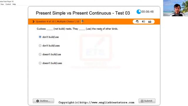 SIMPLE PRESENT v.s PRESENT CONTINUOUS TENSE #latihansoal смотреть онлайн