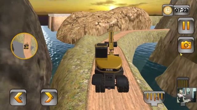 Game máy xúc múc cát cho lên xe tải đi xây nhà phần 2 смотреть онлайн