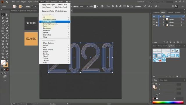 Happy New Year Wishes Banner | Instagram post design | Adobe Illustrator CC смотреть онлайн