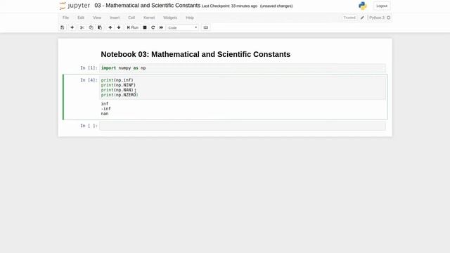 Basic Mathematical and Scientific Constants in Numpy || Introduction to Numpy #03 смотреть онлайн
