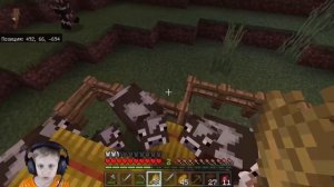 Майнкрафт 1.17 выживание для начинающих. Улучшение деревни и её защита от злодеев. Minecraft и Дани