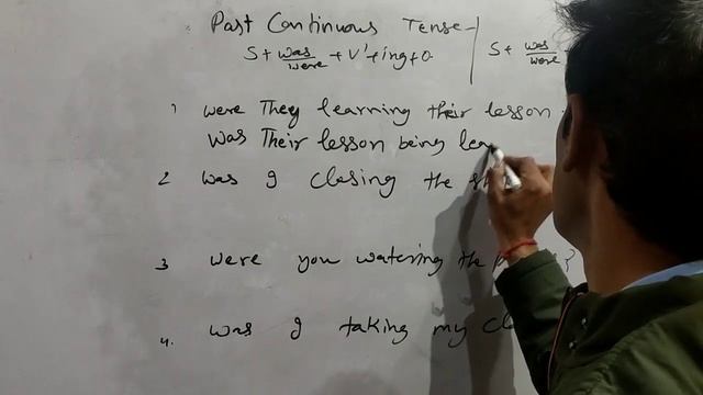 past continuous tense, Active voice to passive voice смотреть онлайн