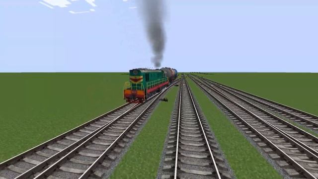 Minecraft 1.12.2 / Immersive Railroading 1.9.0 / стрелочные переводы / функционал смотреть онлайн