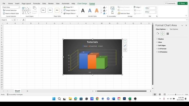 How to add Chart and Format ( Microsoft Excel ) смотреть онлайн