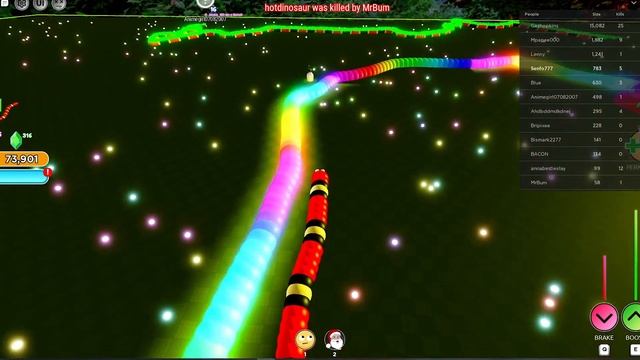 Roblox Slither Simulator. I ate all the worms on the map смотреть онлайн