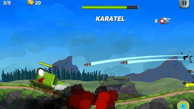 Gerand Tanks - Cool, creepy, monster tanks. Gameplay, WOW, Ipad iOS, Part1 смотреть онлайн