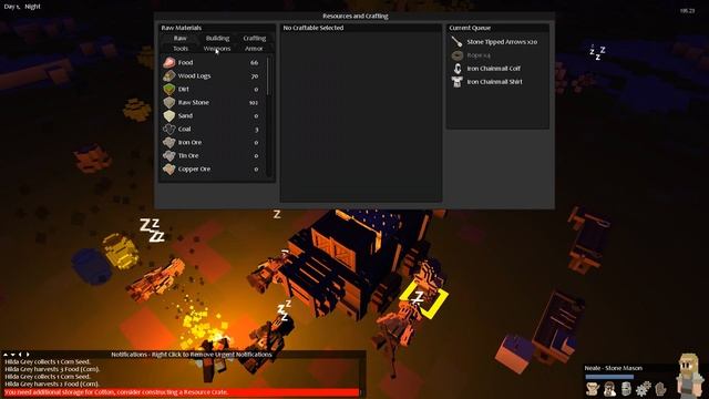 Timber and stone: Beta v1.43. Серия2 (Первая ночь) смотреть онлайн