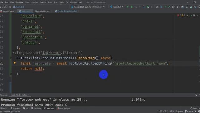 class 27 || Json to List in flutter || bangla смотреть онлайн