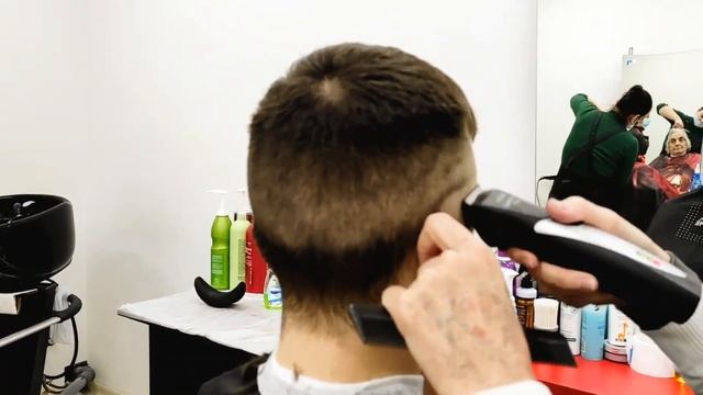 Мужская стрижка машинка + ножницы смотреть онлайн