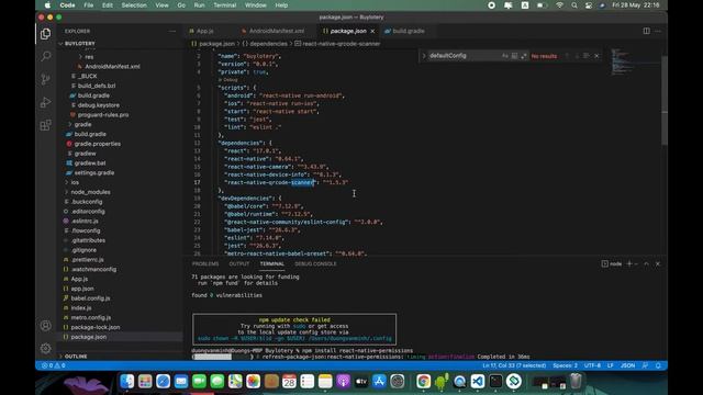 Install and run a QR code scanner in react native смотреть онлайн