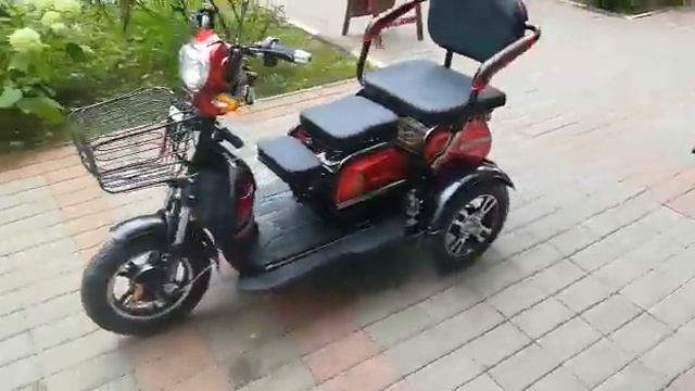 Электро трицикл трансформер2+1 600W48V20AH-электро смотреть онлайн