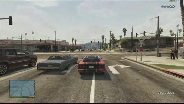 Фееричная погоня в GTA5 на XBOX360 / Magical autochase in GTA5 (XBOX360) смотреть онлайн