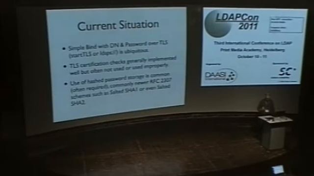 LDAPCon 2011 - "SCRAM in LDAP: Better Password-based Authentication" смотреть онлайн
