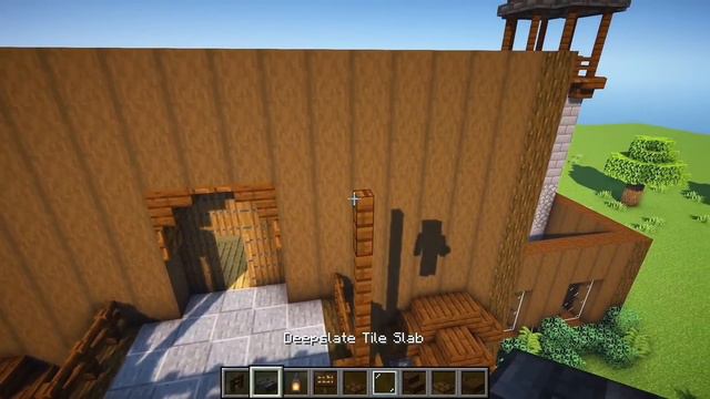Minecraft: How To Build A Dark Oak House | Tutorial смотреть онлайн