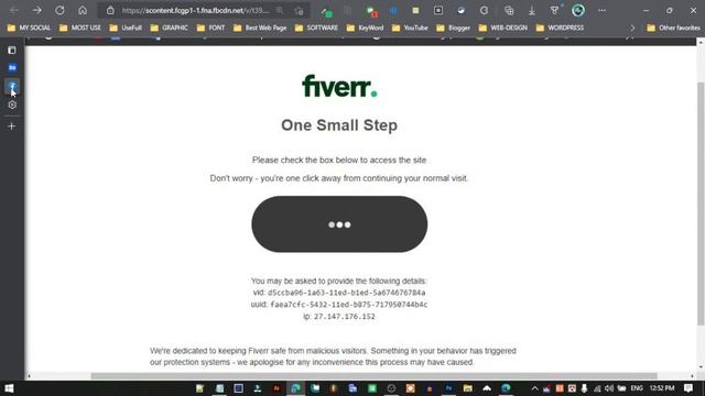 Fiverr One Small Step Problem | Please check the box below to access the site смотреть онлайн
