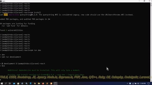 Laravel Ui React Auth Installation смотреть онлайн