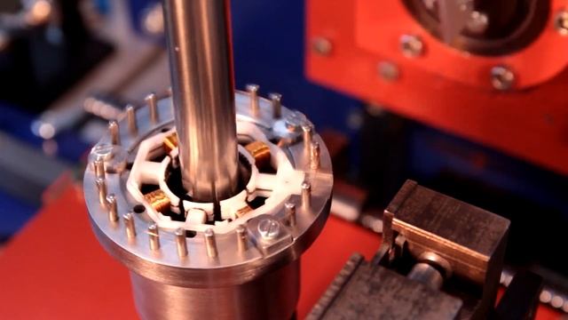 Намоточный станок МТ-405 Модестат. Автоматическая намотка статора шагового двигателя D=46мм. смотреть онлайн