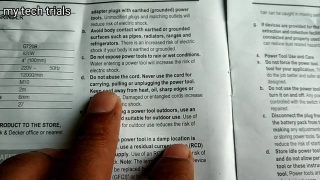 Angle grinder unboxing, review and necessary precautions. हिंदी में смотреть онлайн