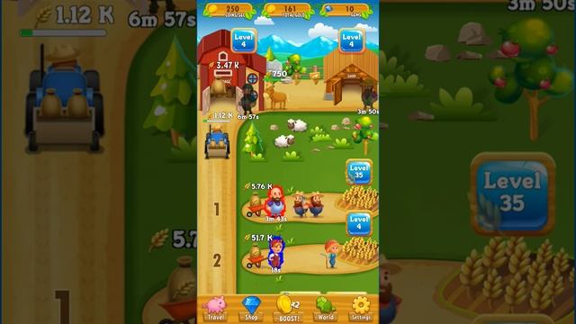 Idle Farm Tycoon - Money Tycoon Games Android Gameplay ᴴᴰ смотреть онлайн