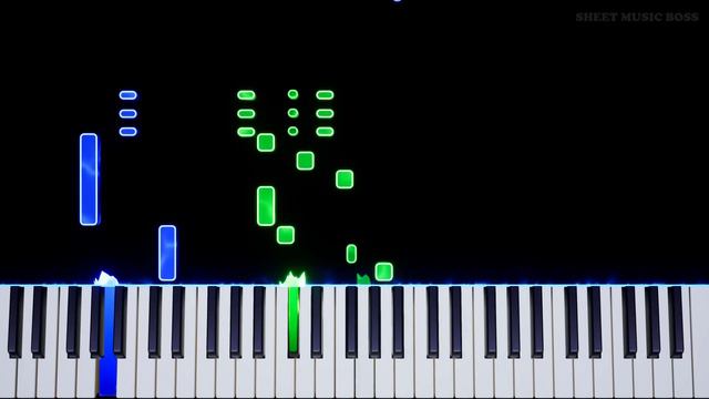 Mii Channel Theme - Easy Piano Tutorial смотреть онлайн