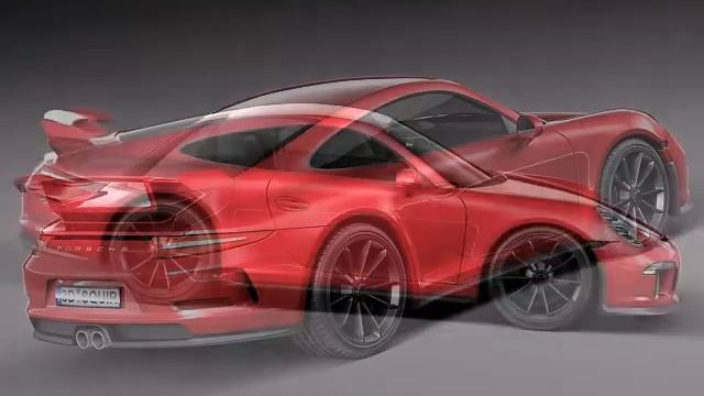 3D Model Porsche 911 GT3 2014 3D Model At 3DExport.com