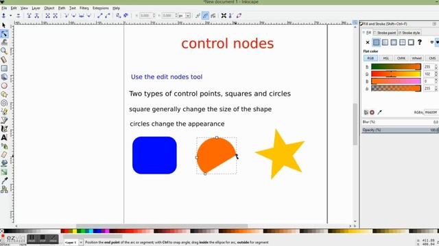 How to control nodes in inkscape video tutorial смотреть онлайн