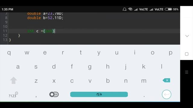 Java Program to Convert Double to Integer (int) Using Type Casting | SonaliThore | LLAGT #LLAGT смотреть онлайн