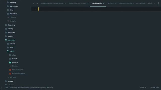 04 Basic Front End with Blade смотреть онлайн