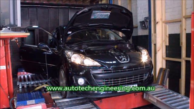 Peugeot 207 GTI Custom Dyno Tune смотреть онлайн