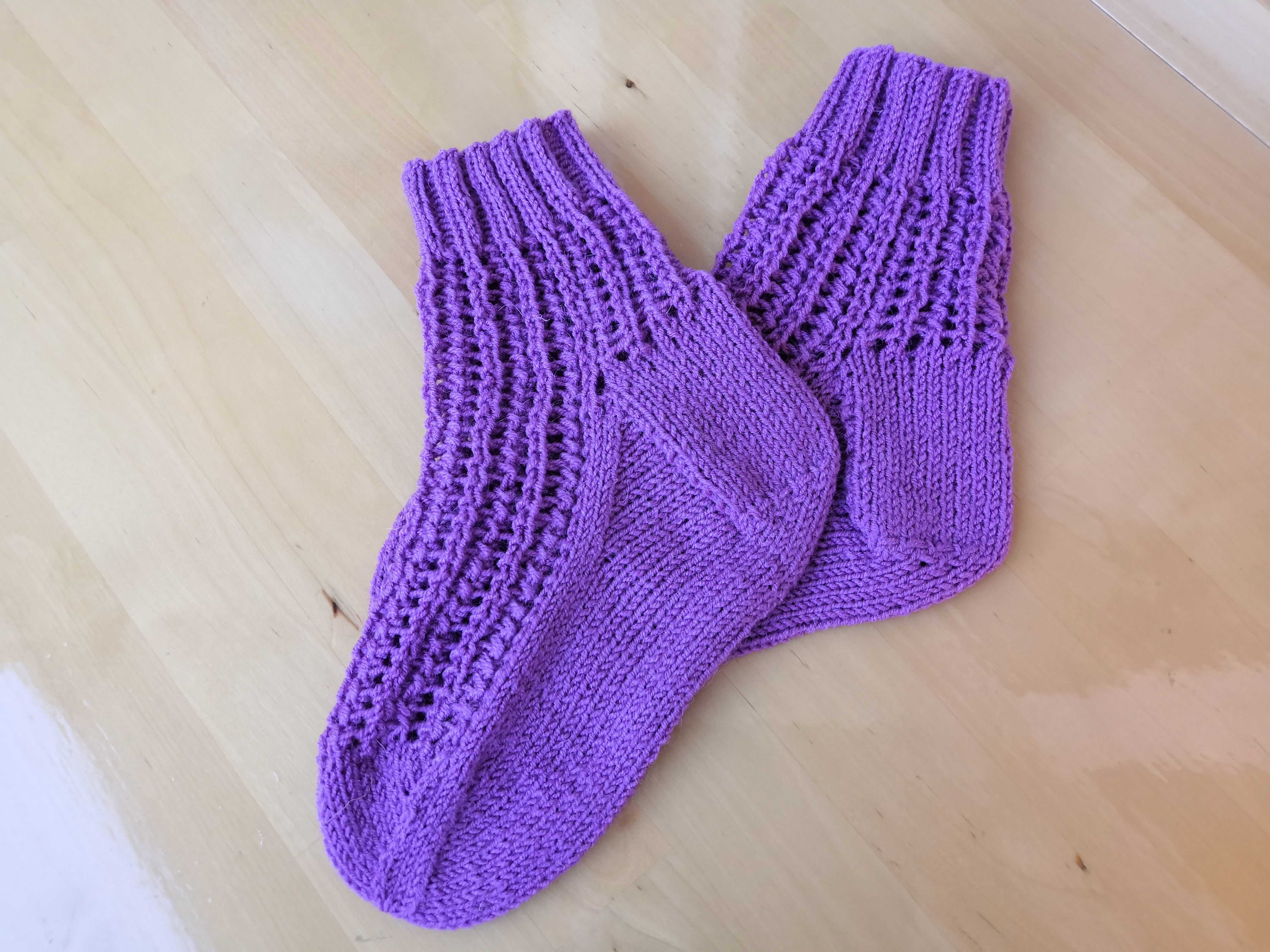 Вязание. Носки ажурные. Пятка-сердечко. МК. Пряжа Himalaya Lana Lux 400. смотреть онлайн