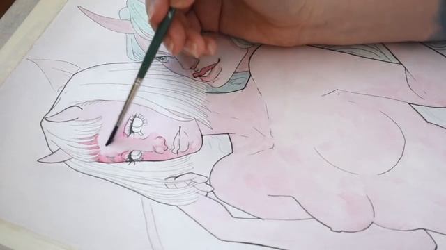 ОПЯТЬ АКВАРЕЛЬ! (+Speedpaint) Антонина Flimp смотреть онлайн