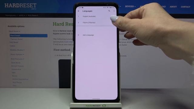 How to Switch System Language on ASUS ROG Phone 5 – System Dictionary смотреть онлайн