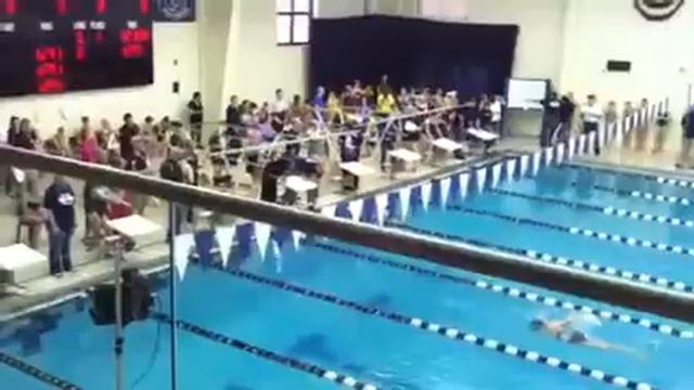 Joyce Chalarca in first place in 100 yard freestyle at cham смотреть онлайн