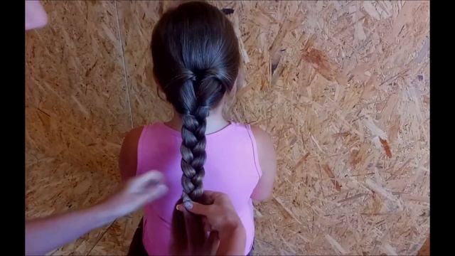 Прическа ОБЬЕМНАЯ КОСА ) Быстро, легко и просто! смотреть онлайн