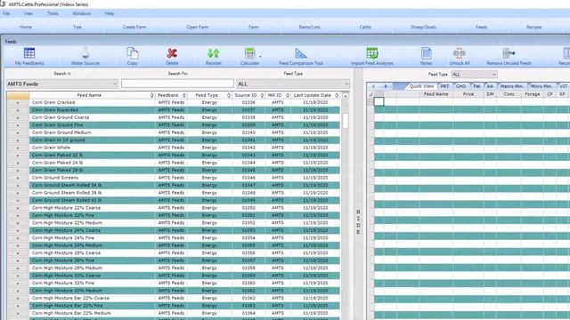AMTS Essentials Feed Screen Tutorial