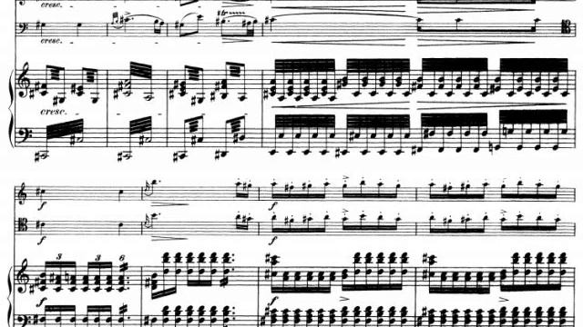 Schubert - Piano Trio in E-flat D929 - II. Andante con moto (with score) смотреть онлайн