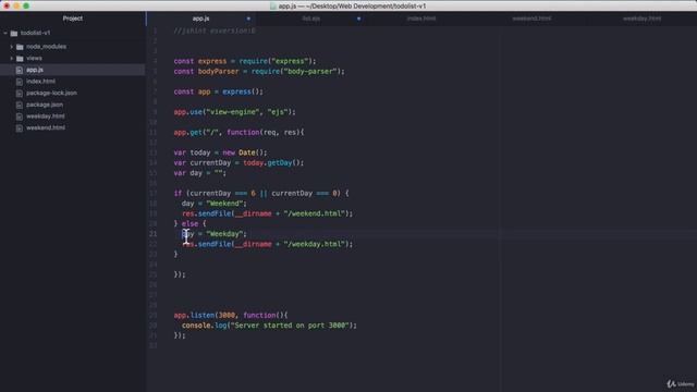 192 Creating Your First EJS Templates смотреть онлайн