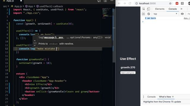 useEffect react hook tutorial смотреть онлайн