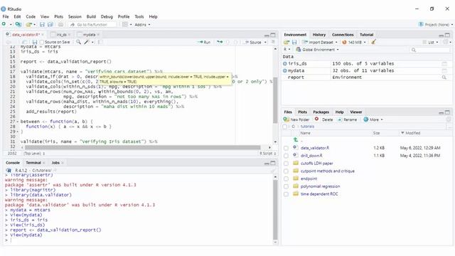 [ARABIC] Validate your data and create beautiful reports using data.validator R package (Arabic) смотреть онлайн