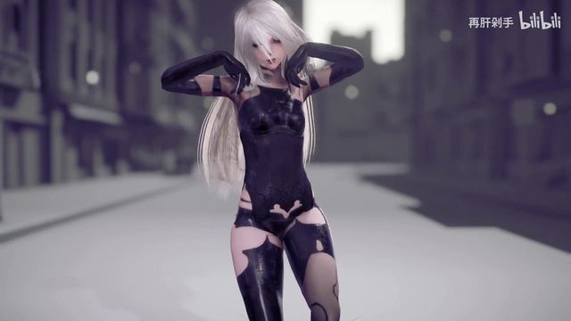 【NieR:Automata MMD/4K/60FPS】A2 & 9S & 2B【THE BADDEST】 смотреть онлайн