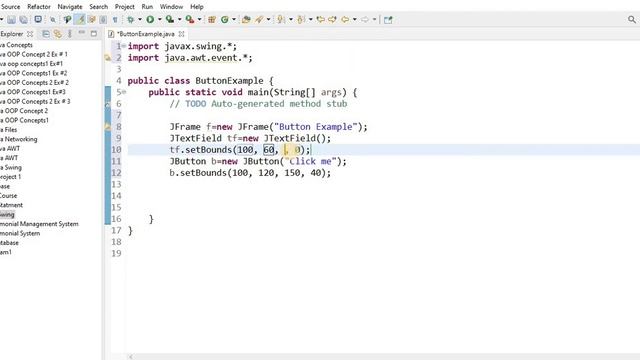 JButton example in Java Swing | Lecture # 71 | Learn Programming смотреть онлайн