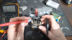 Проверка высоковольтного диода микроволновки, и конденсатора.