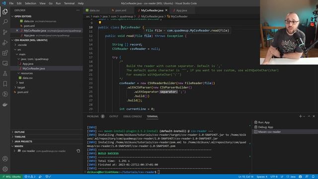 How to read CSV files in Java with OpenCSV смотреть онлайн