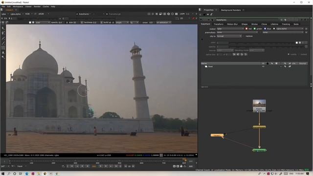 How to Remove Things With Rotopaint Node In Nuke | Nuke Tutorial | Nuke Cleanup | Class 02 смотреть онлайн