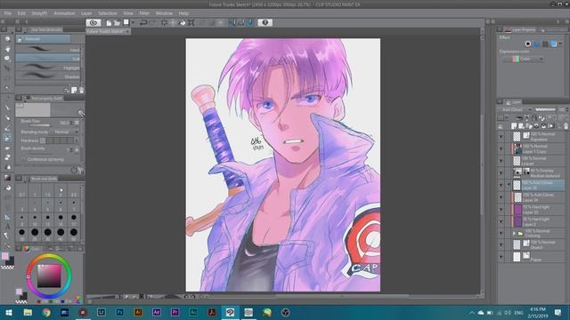 Lighting Effect Tutorial | Clip Studio Paint смотреть онлайн