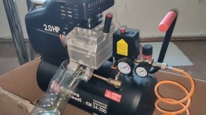 Замена Масла в Компрессоре Quattro Elementi KM 24-200. 24 л. 1.5 кВт