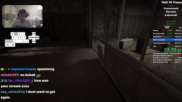 OUTLAST NO MAJOR GLITCHES SPEEDRUN WR 44:47 (Godlike Run) смотреть онлайн