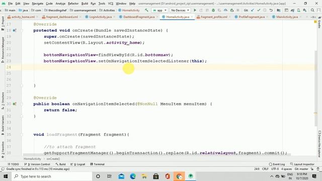#5- Attach Fragment in Bottom navigation view in Android (Hindi) смотреть онлайн