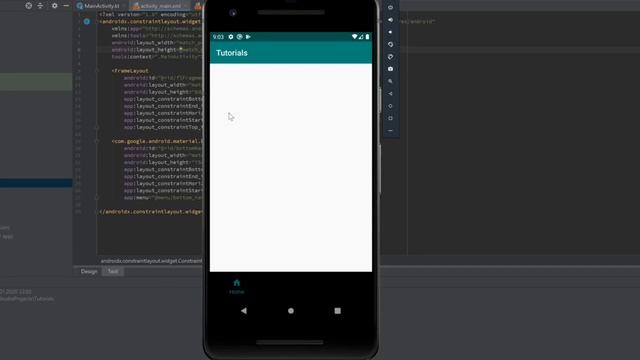 Bottom Navigation View in Android Studio |Android Studio смотреть онлайн
