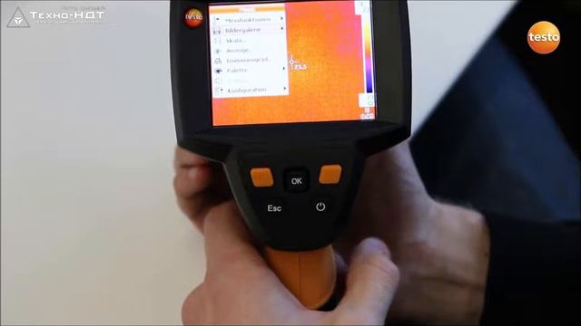 Testo 875i. Использование кнопок смотреть онлайн